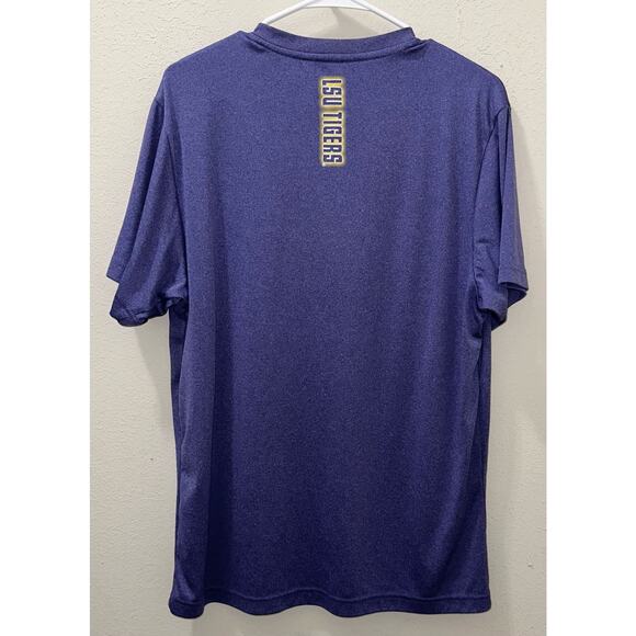 Colosseum Mens Tshirt Size Large LSU Tigers Louisiana SEC Purple Gold - Picture 2 of 8